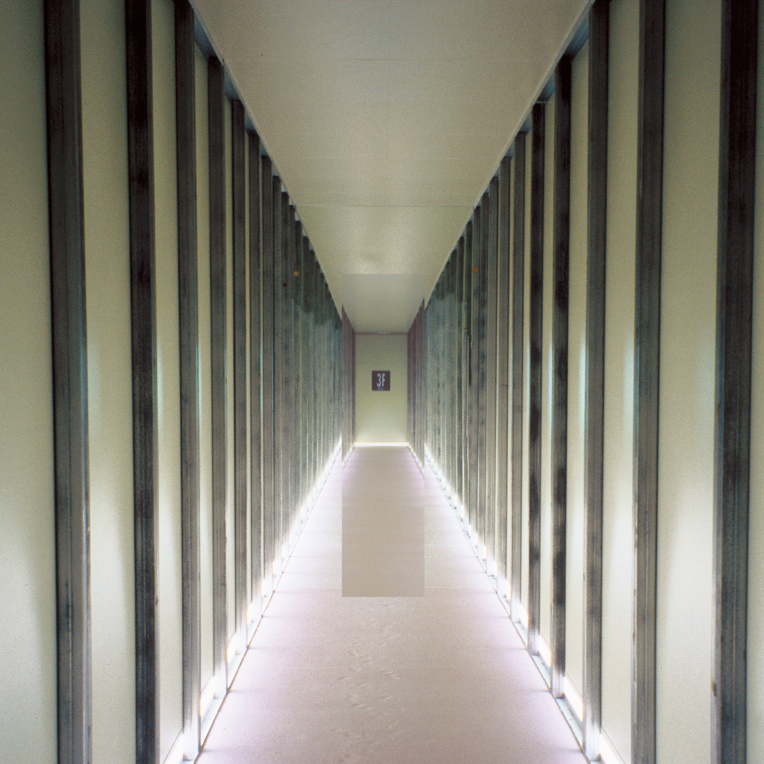 Pohled z balkónu 3F, Busan, S. Korea 2002